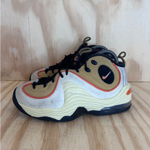 Nike - Air Penny 2  Basketball Shoes - White/Beige - Men\'s - 7 - DV7229-700 main image 8